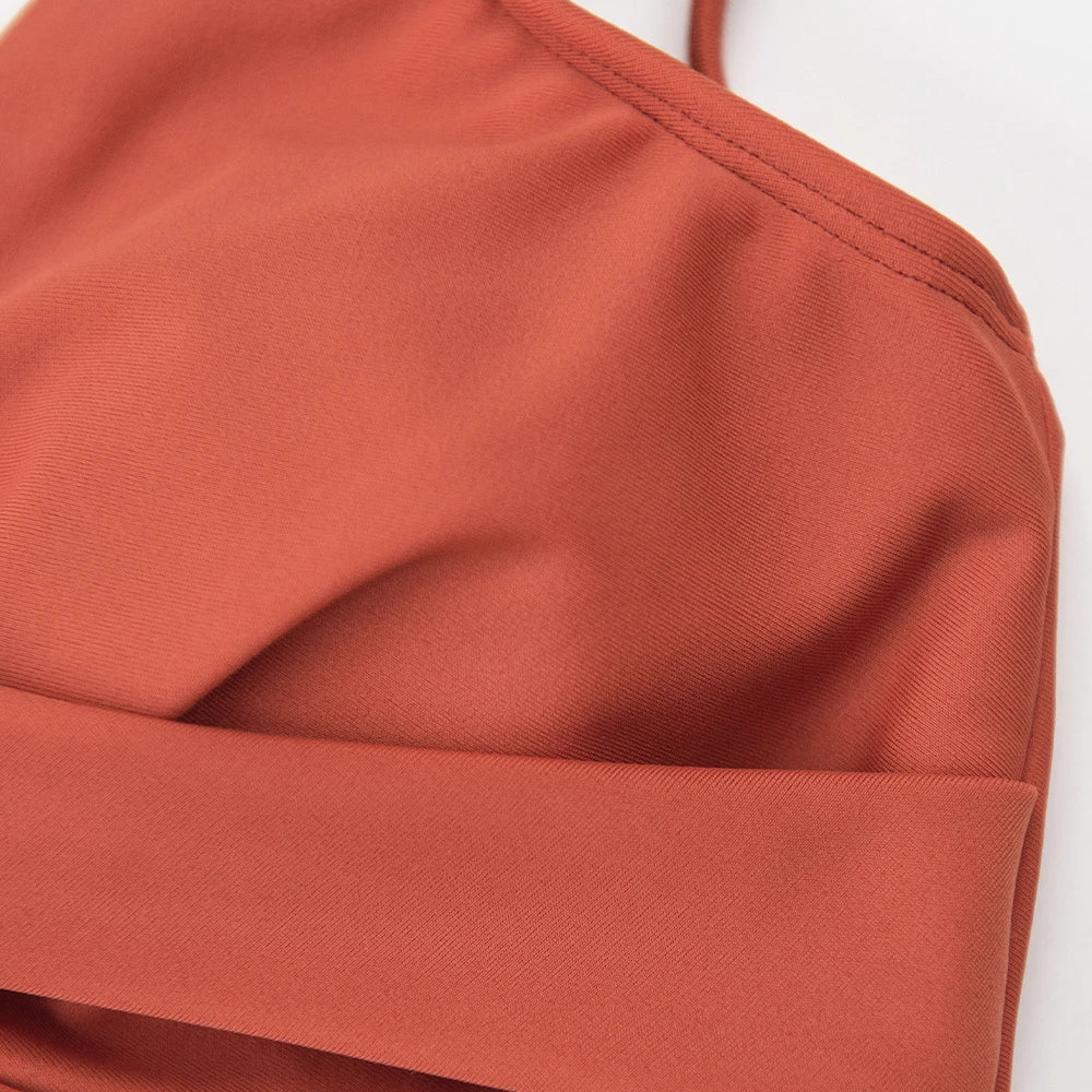 Sexy Twist Tank High-Waist Bikini Set - Quick-Dry Innovation Technology