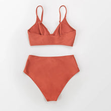 Sexy Twist Tank High-Waist Bikini Set - Quick-Dry Innovation Technology
