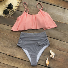 High Waisted Bikini Set - Classic Spandex Vintage-Inspired Flattering