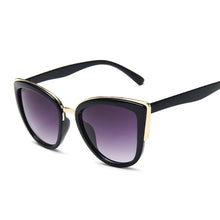 Stylish Ladies Sunglasses - UV400 Gradient Lightweight Plastic Frame