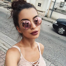 Retro Oval Mirror Sunglasses - UV400 Acrylic Alloy Frame Timeless Design