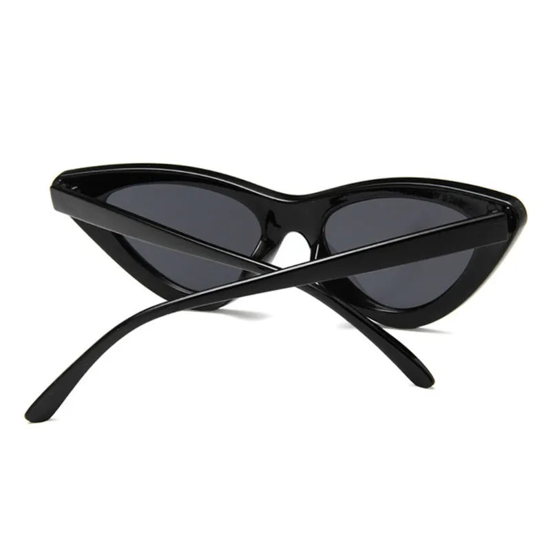 Vintage Cat Eye Sunglasses - CR-39 Mirrored Alloy Frame UV Protection