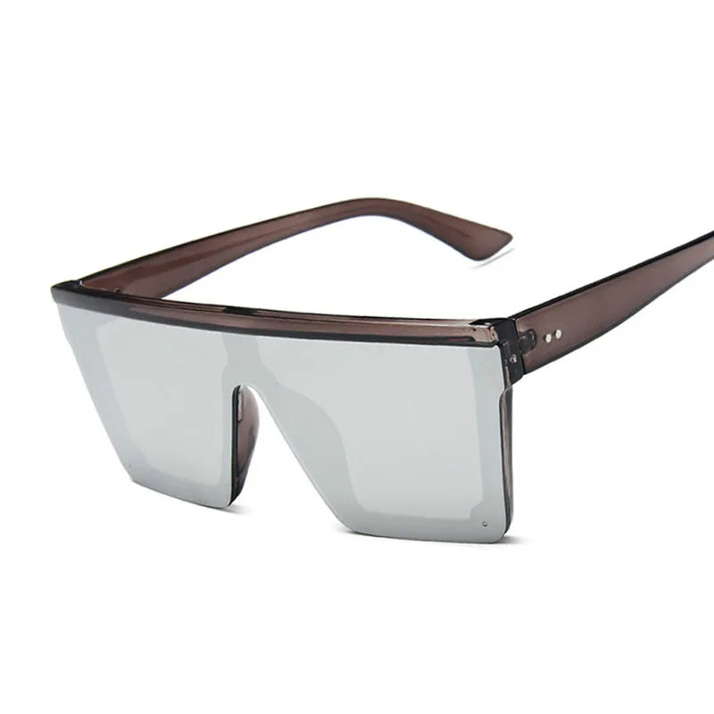 Classic Retro Sunglasses - Mirrored Anti-Reflective UV400 Plastic Frame
