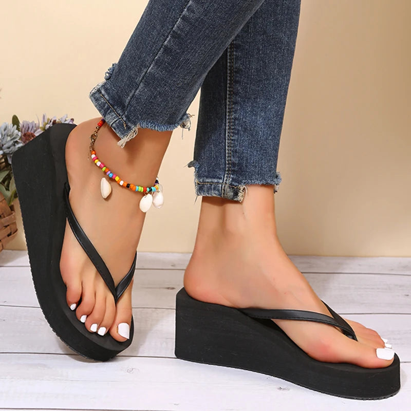 Cute Platform Sandals - Lightweight EVA Wedge Heel Charming Design