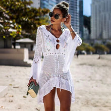 Lace Hollow Beach Dress - Lightweight Cotton Nylon Breathable Romantic