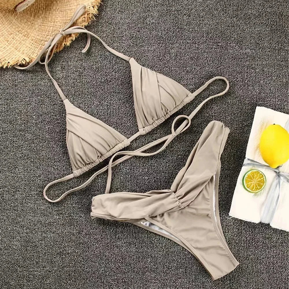 Sexy Micro Brazilian Bikini - Premium Polyester Minimal Daring Design