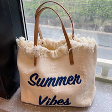 Casual Canvas Large Tote Bag - Cotton Polyester Solid Spacious Design