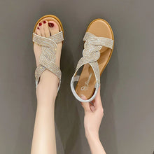 Bohemian Style Platform Sandals - Soft Flock Artisan Summer Design