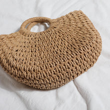 Casual Rattan Shoulder Bag - Top Quality Straw Zipper Pocket Artisan Design