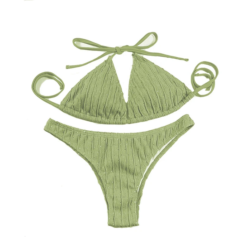 Sexy Triangle Swimsuit - Soft Cotton Nylon Timeless Classic Design