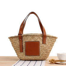 Casual Rattan Large Capacity Tote Bag - Robust Natural Straw Spacious Design