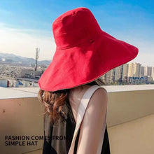 Big Eaves Summer Sun Hat - Premium Paper Straw Adjustable Wide Brim