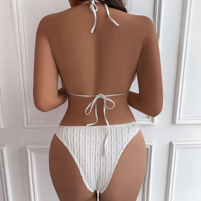 Sexy Triangle Swimsuit - Soft Cotton Nylon Timeless Classic Design