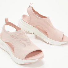 Summer Beach Sandals - Microfiber Platform Rubber Outsole Elegant Design