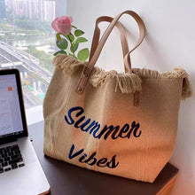 Casual Canvas Large Tote Bag - Cotton Polyester Solid Spacious Design