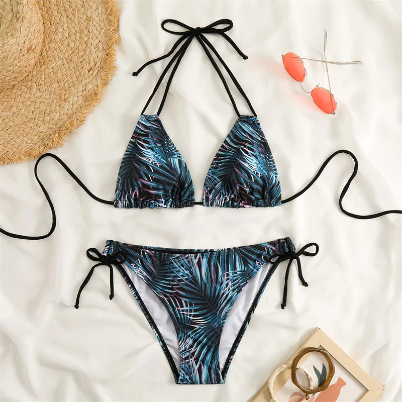 Classic Sexy Bikini Set - Lightweight Nylon Simple Sophisticated Design