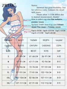 Hollow Out One-Piece Swimwear - Polyester Spandex Unique Cut Design