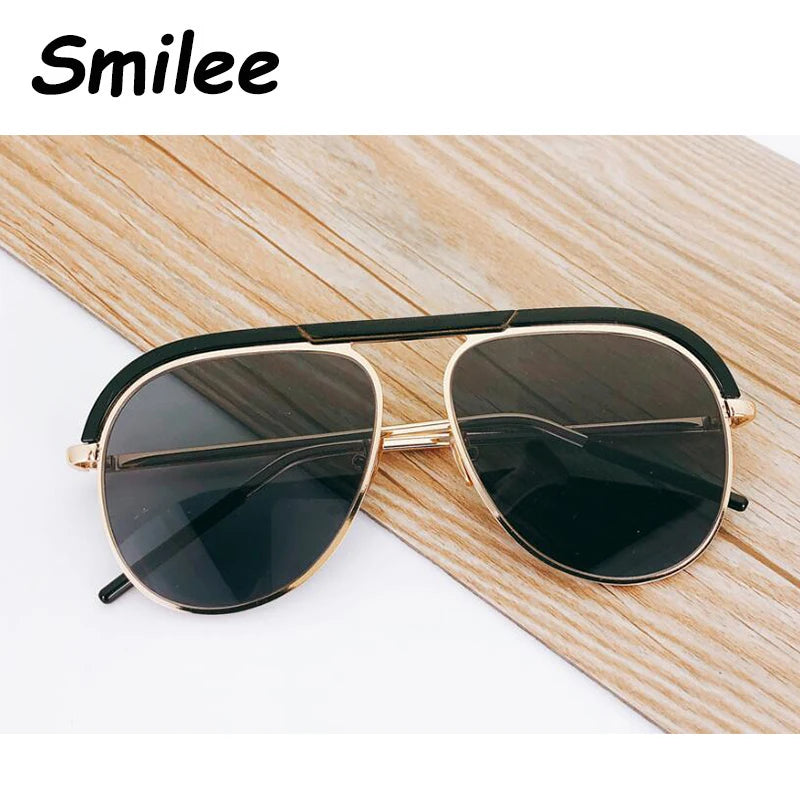 Designer Oversized Sunglasses - Polycarbonate Mirror Alloy Frame 60mm